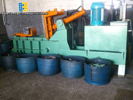 Prensa hidráulica reciclagens fardos JBR Prensa hidráulica reciclagens fardos JBR