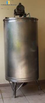 Tanque misturador industrial em inox 450 litros Tanque misturador industrial em inox 450 litros